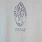 LISA aus Holzfaser (EcoVero) mit floralem Logo, weiß