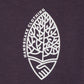 FRITZ aus Bambusfaser mit kleinem Logo, aubergine